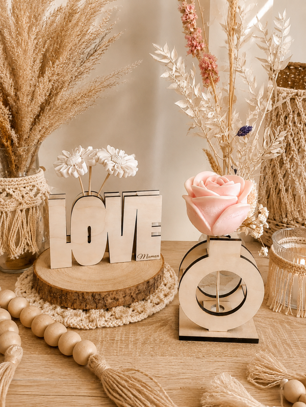 Le vase LOVE