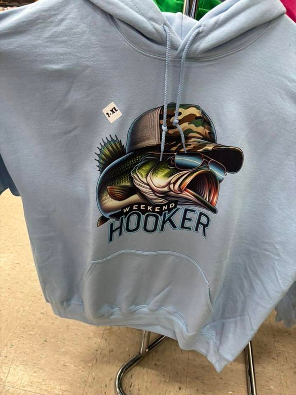 Weekend Hooker Fish Hoodie