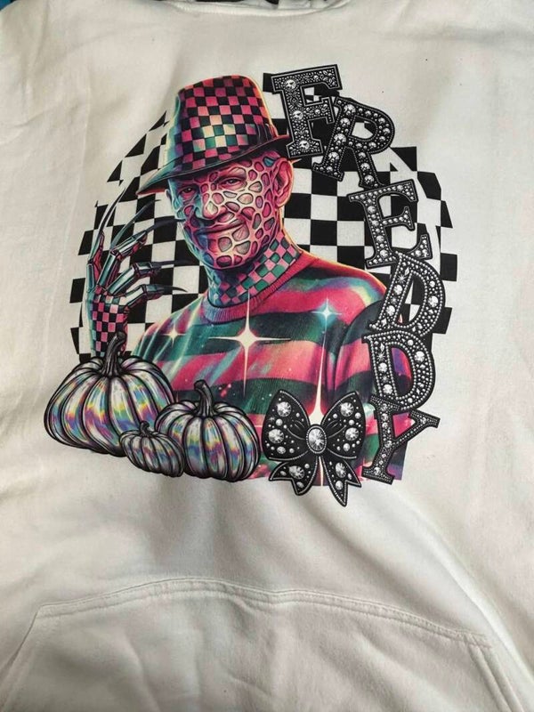 Bling Freddy with Holographic pumpkins and bow