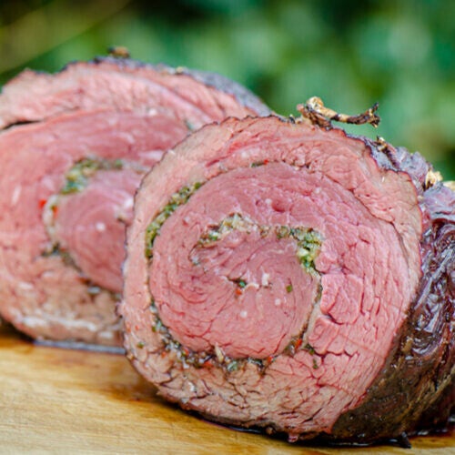 Bavette Rollade met pestokruiden