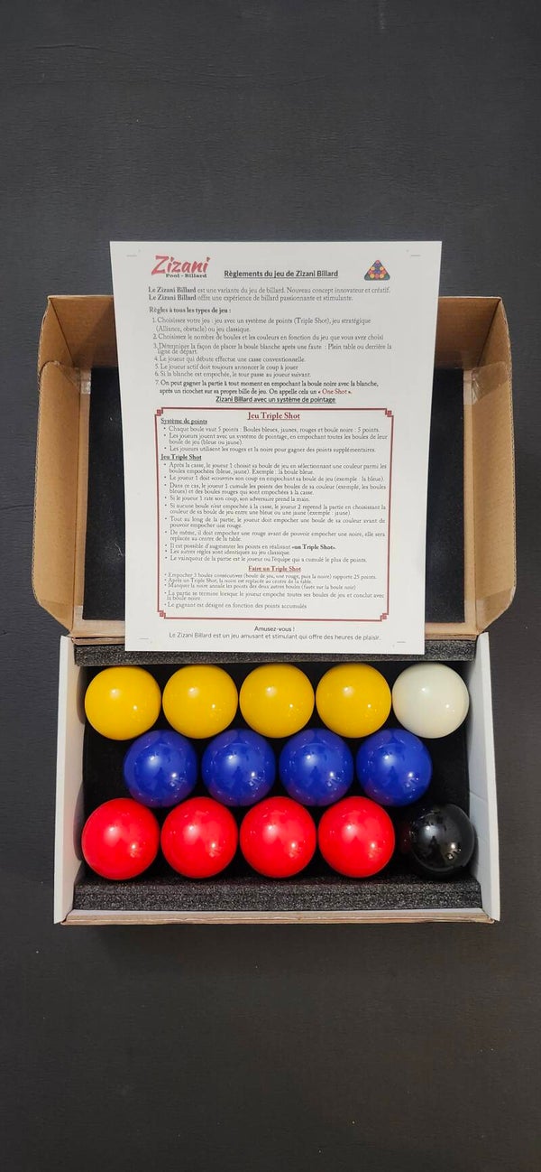 Ensemble zizani billard