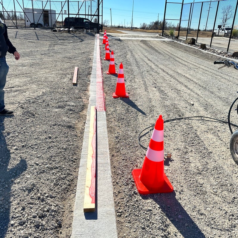 Fire Lane Striping Jenks OK Flintco H&H Striping