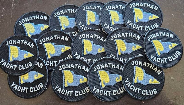 Two inch iron on JYC patches