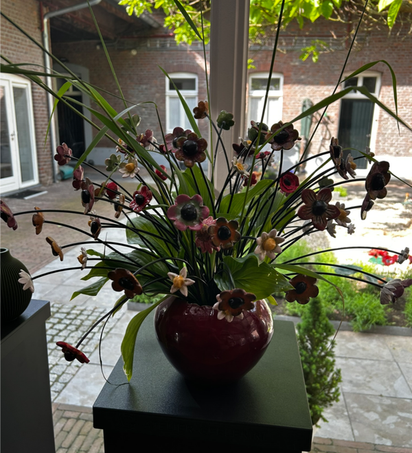 Bloem op steker
