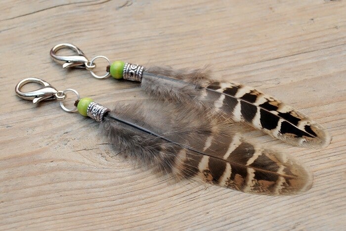 Clip(s) met vogelveer