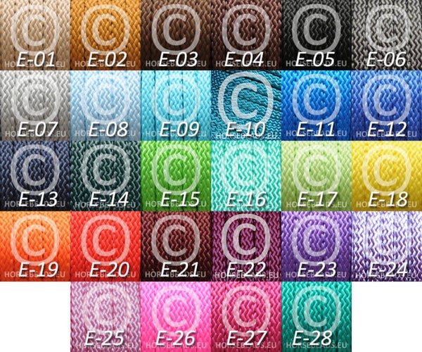 Basic frontriem met Biothane lussen