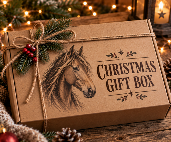 CHRISTMAS GIFT BOX - pony/paard