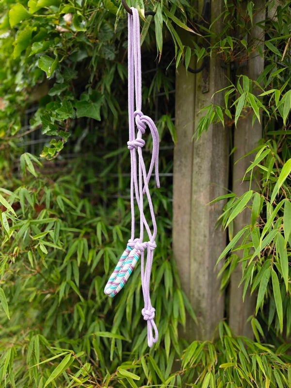 GRAB & GO - Touwhalster lila neusstuk fishtail - mt. PONY