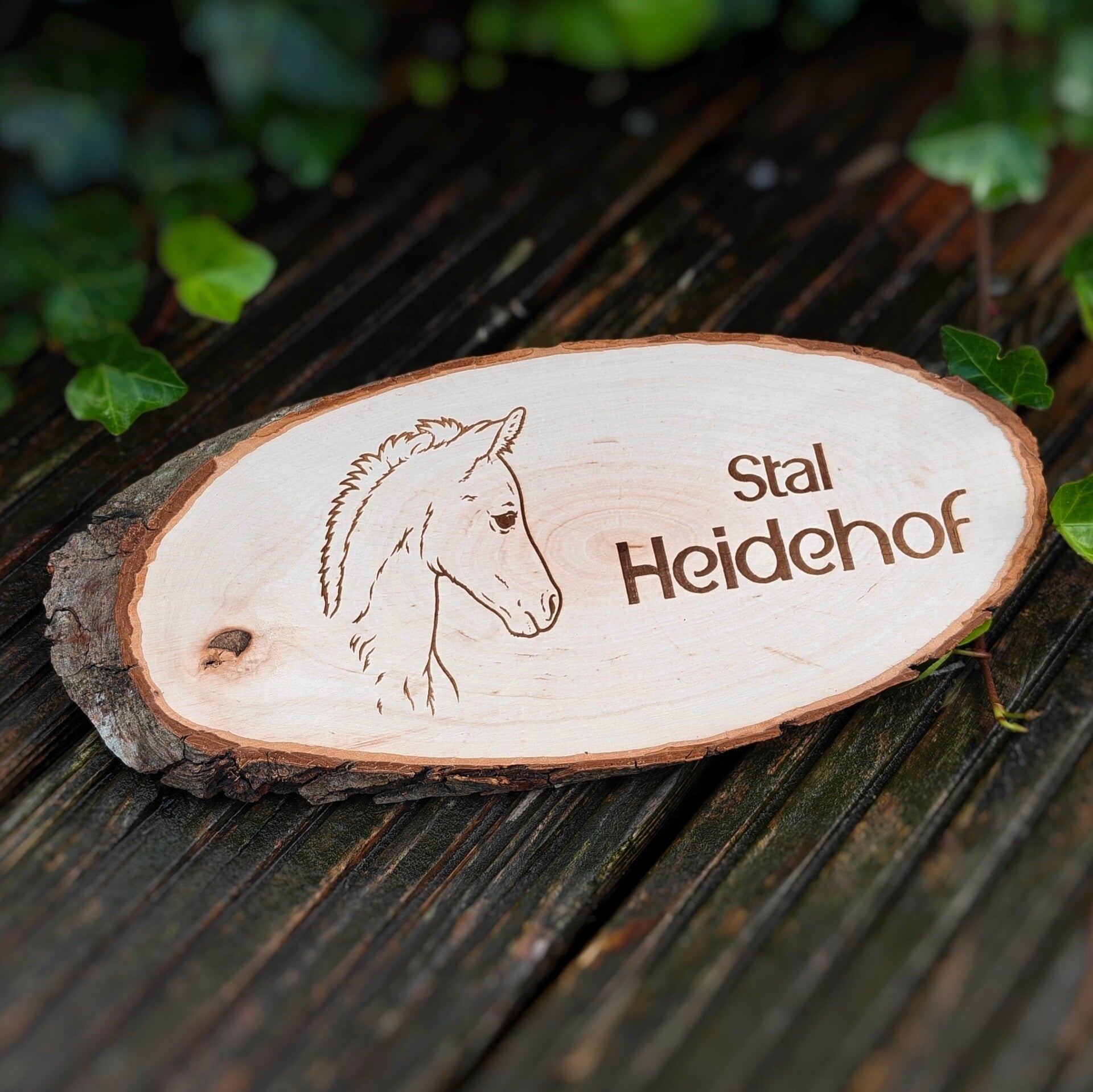 Naambord met lasergravering