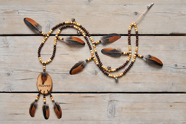 Horse Bead Wood Burned