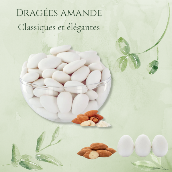 Dragées amande blanches - 500g