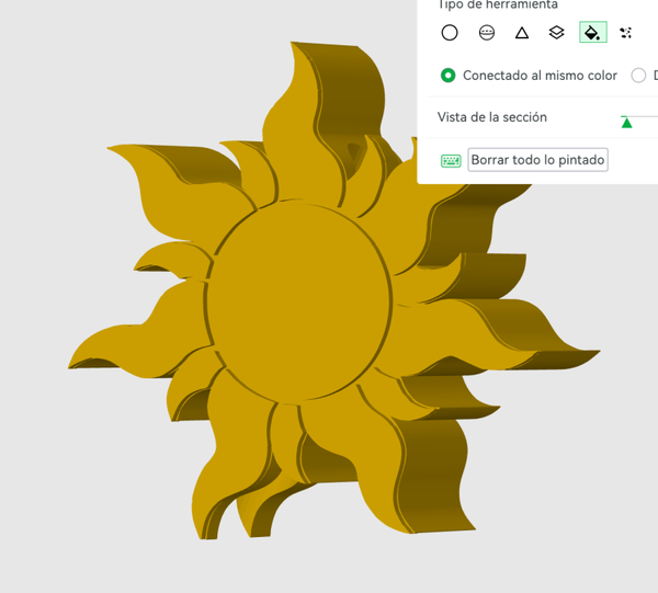 STL file Sun straw topper
