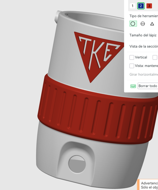 Stl file can cooler TKE