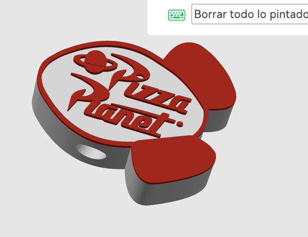 STL file Straw topper pizza planet