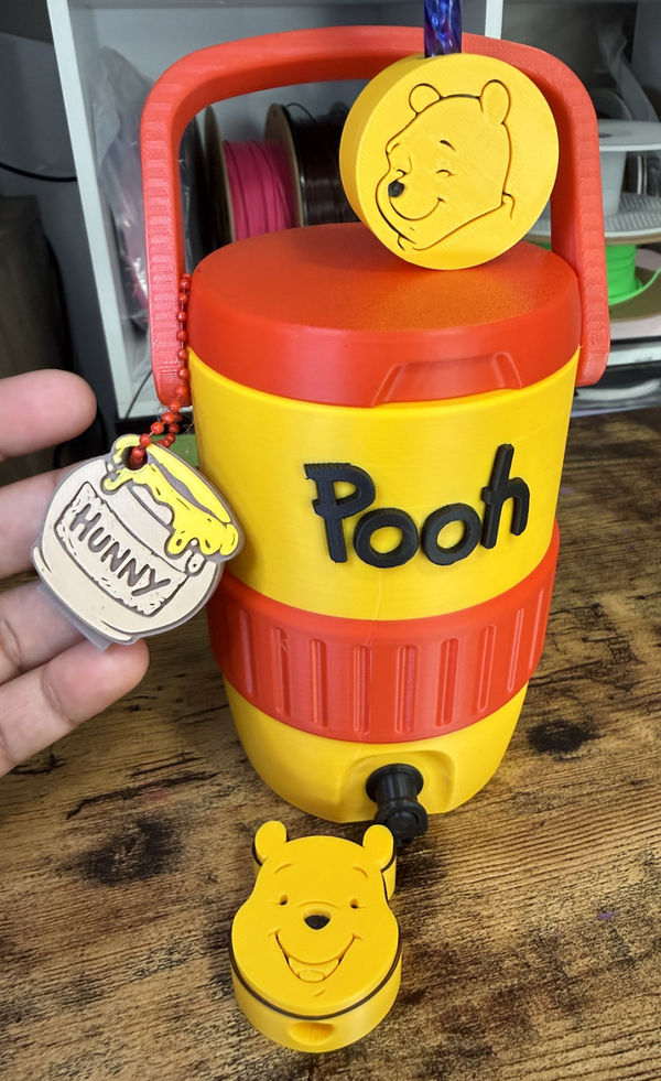 Stl file Can Cooler Winnie Pooh
