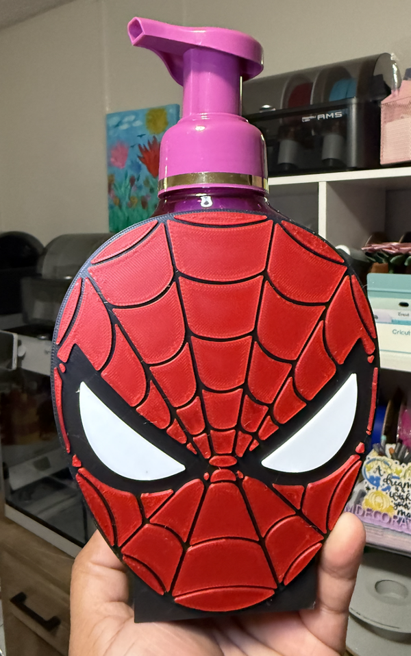 STL file Soap Holder Spiderman