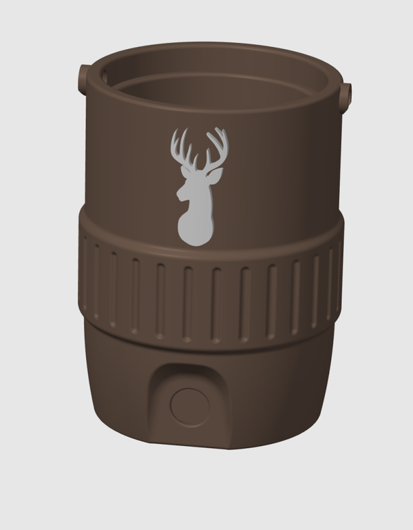 STL file deer head Can cooler