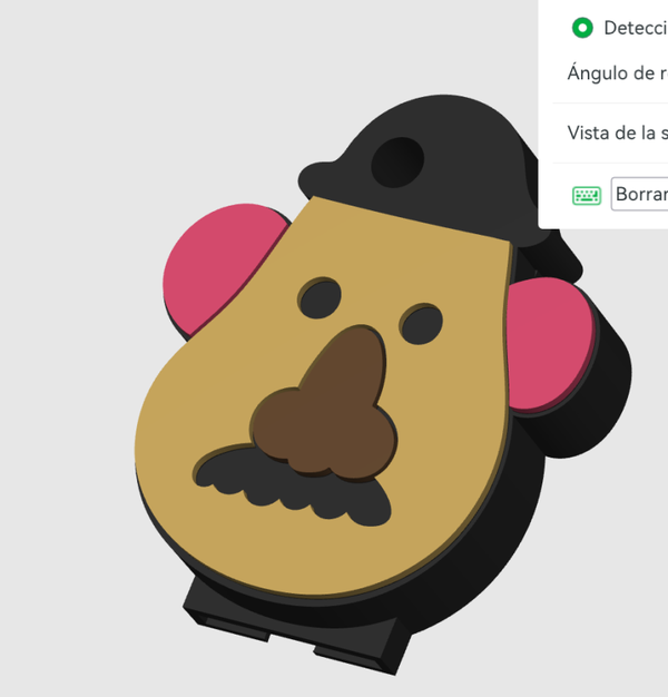 STL file Can opener Mr Potato