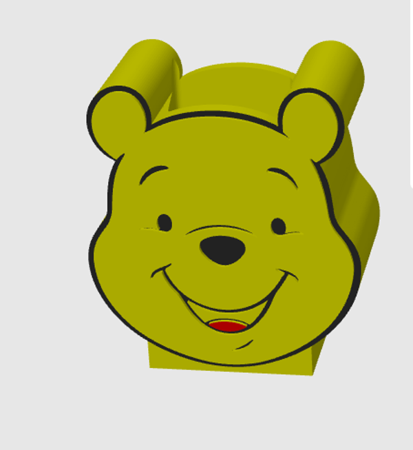 3mf File Soap Holder Pooh