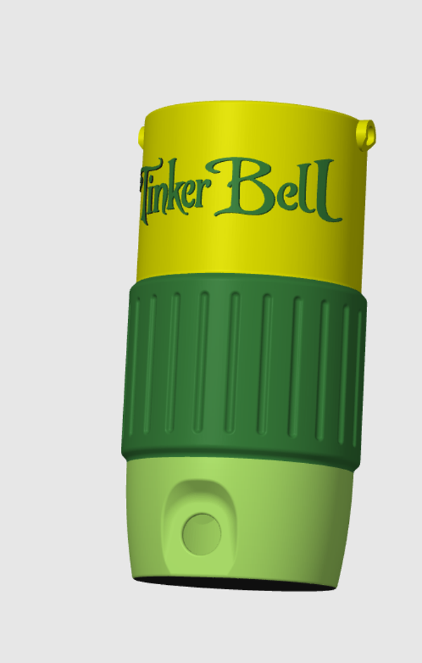 3mf File Skinny 12 onz Can cooler Tinkerbell