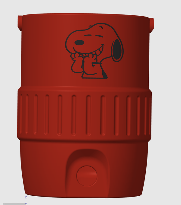 File 3mf mix koozie Snoopy