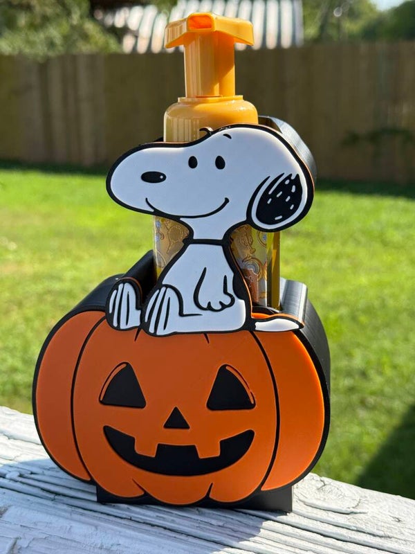 File 3mf Snoopy soap holder pumk