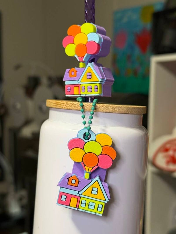 FILE 3MF STRAW TOPPER HOUSE