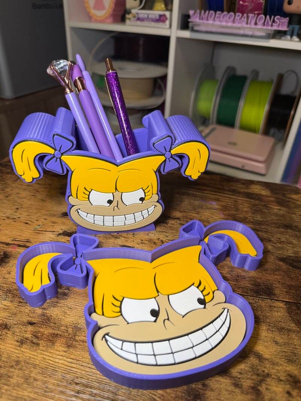 Pen Holder and Dish Angelica