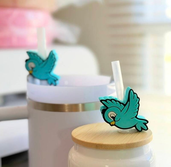 Straw topper Birds