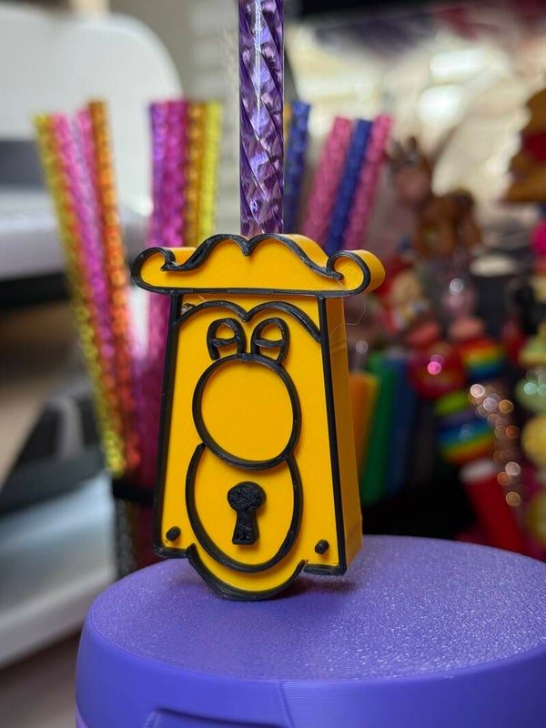 Straw topper stl file door Alicia