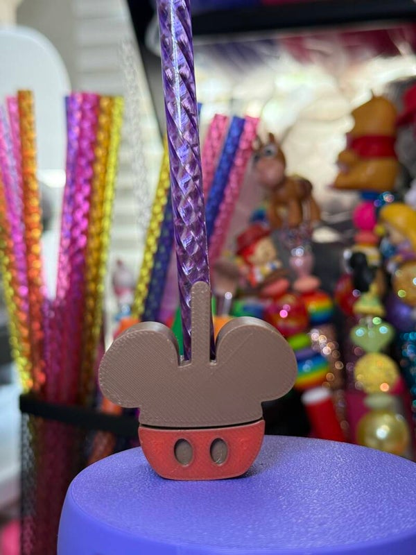 Stl File estraw topper apple candy