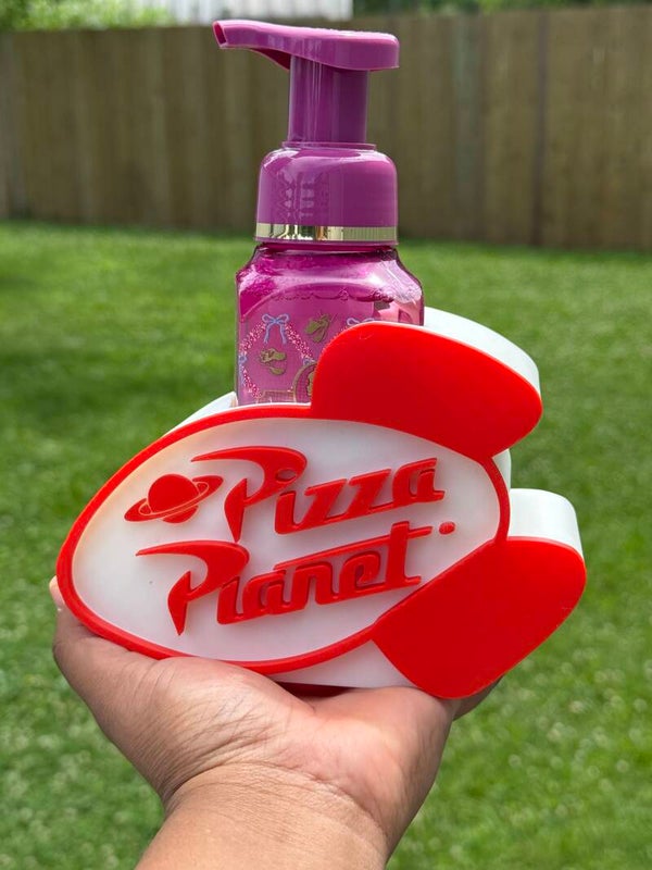 Stl file Soap holder pizza planet
