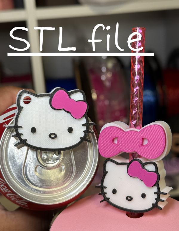 STL file hello Kitty