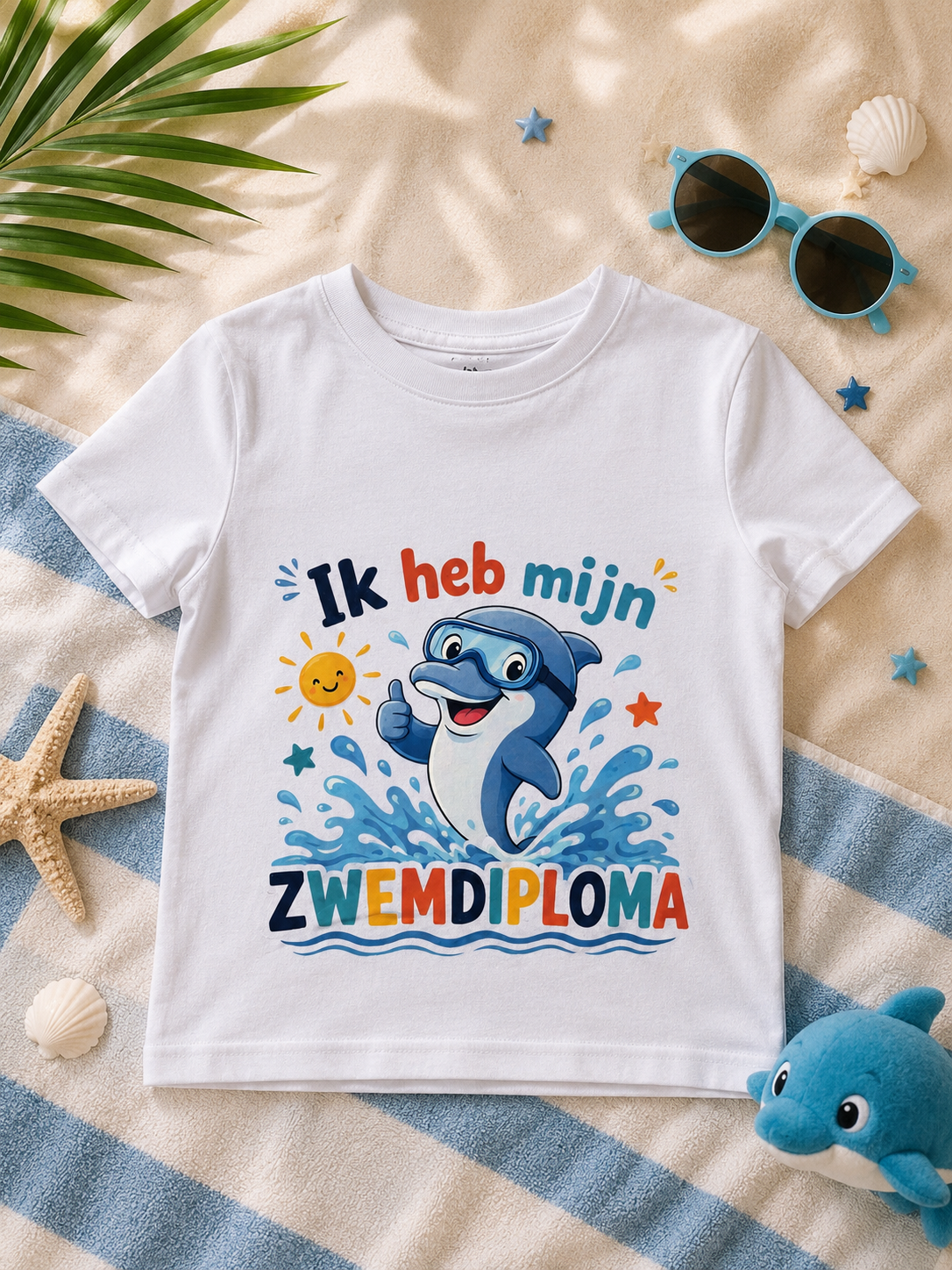 🐬 T-shirt 'Ik heb mijn zwemdiploma' 🌊🏅