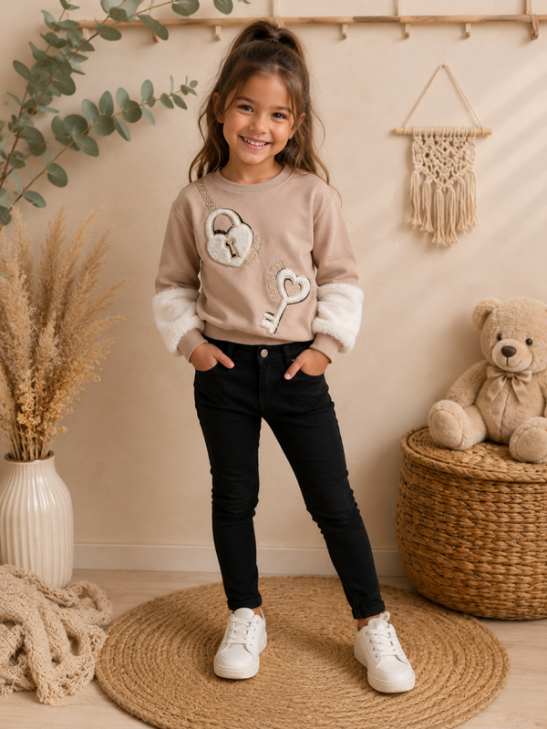 ✨ Schattige sweater met gouden details ✨