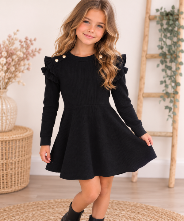 🖤 Elegant zwart jurkje
