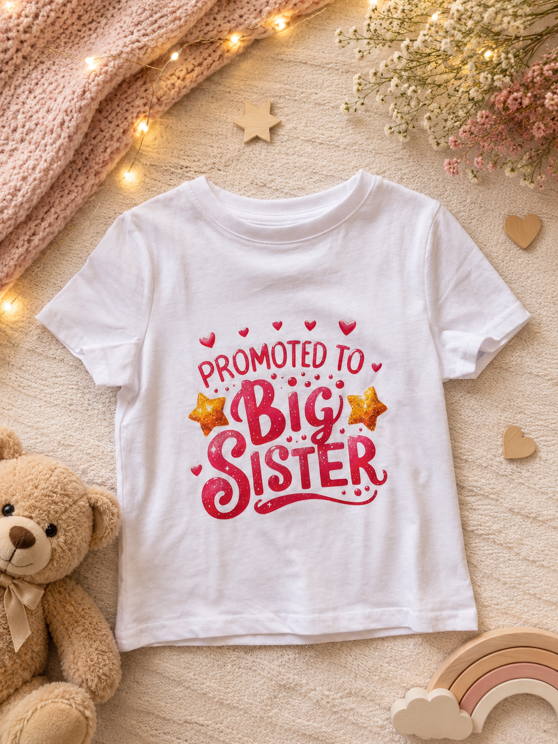 🌟 Promoted to Big Sister T-shirt 🌟