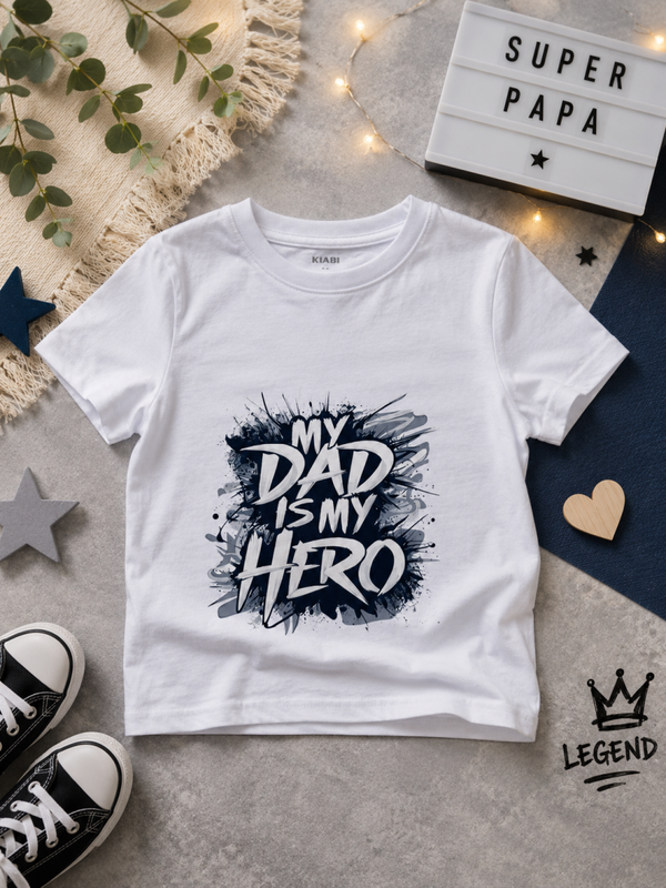 💙 T-shirt 'My Dad Is My Hero' ⭐