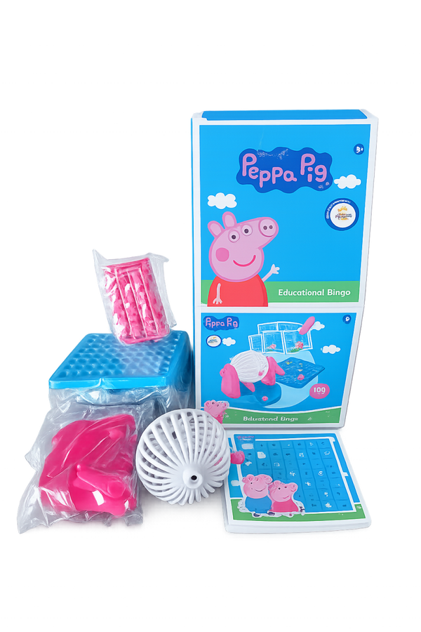 Peppa Pig Educatieve Bingo – Leren & Spelen! 🐷🎲