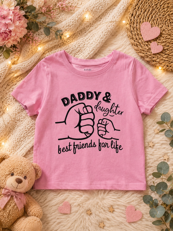 🩷 Daddy & Daughter T-shirt – Best Friends for Life