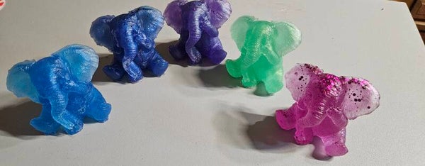 Resin elephant