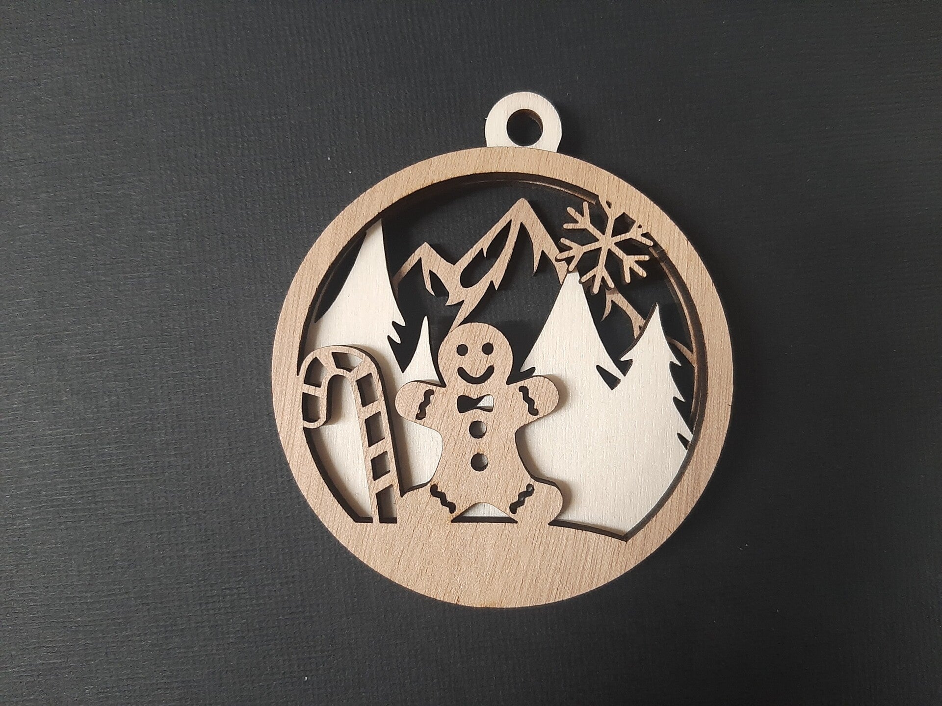 3d kerstbal Gingerbread mannetje