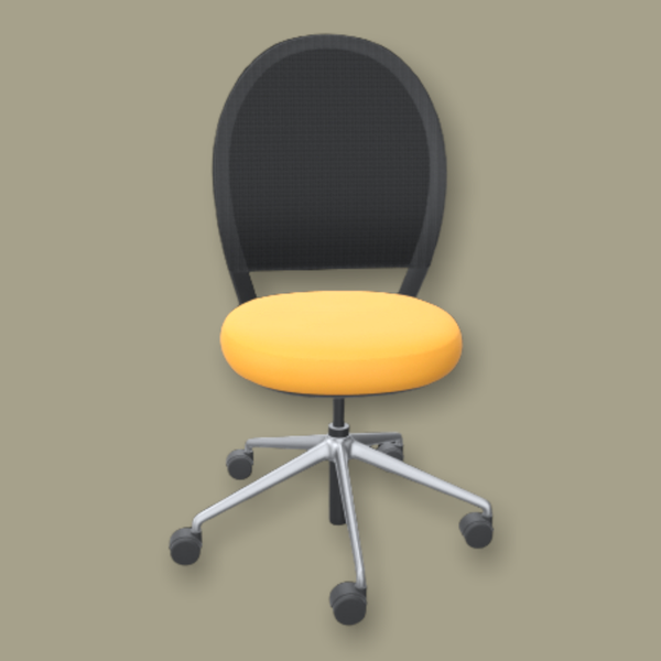 Ergonomische Arbo Thuiswerkplek Bureaustoel Girsberger Marva Geel