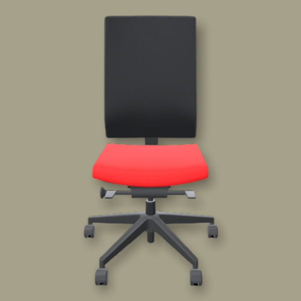 Ergonomische Arbo Thuiswerkplek Bureaustoel Girsberger Yanos Rood
