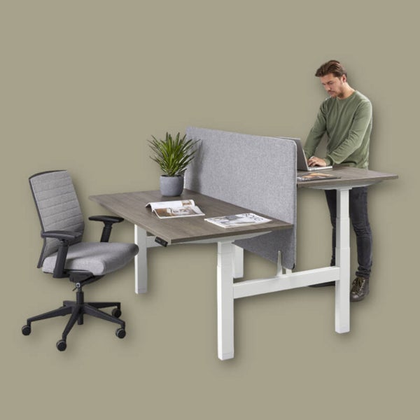 Duo bench pro zit/sta elektrisch verstelbaar 180x80cm