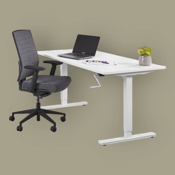 Slinger verstelbaar Zit-Sta bureau 120x80cm