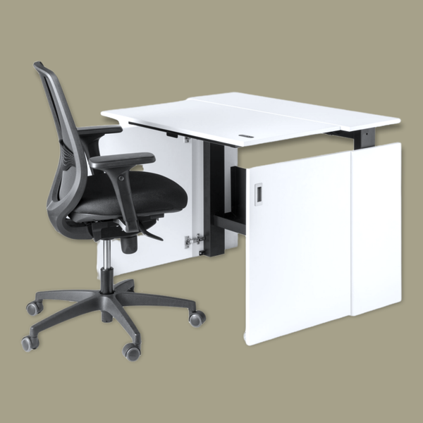 Home Fit Zit-Sta Thuiswerkplek Wit
