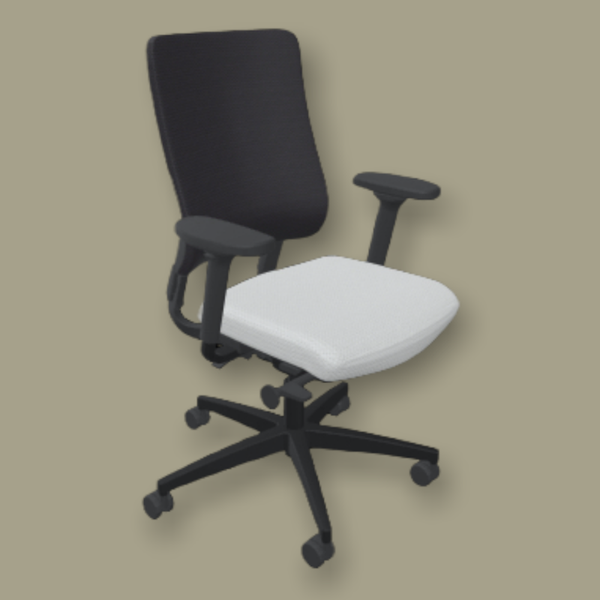 Ergonomische Arbo Thuiswerkplek Bureaustoel Viasit Drumback NPR Grijs