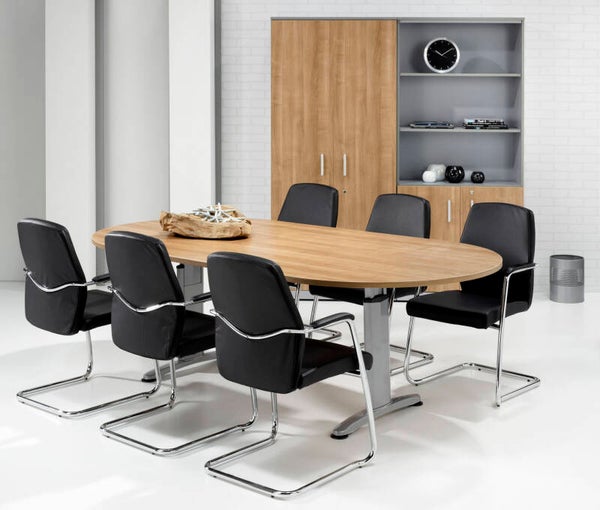 Vergadertafel 2T Elips 320x120cm