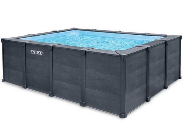 Intex Graphite Grey Panel 26396NP - Piscina fuori terra